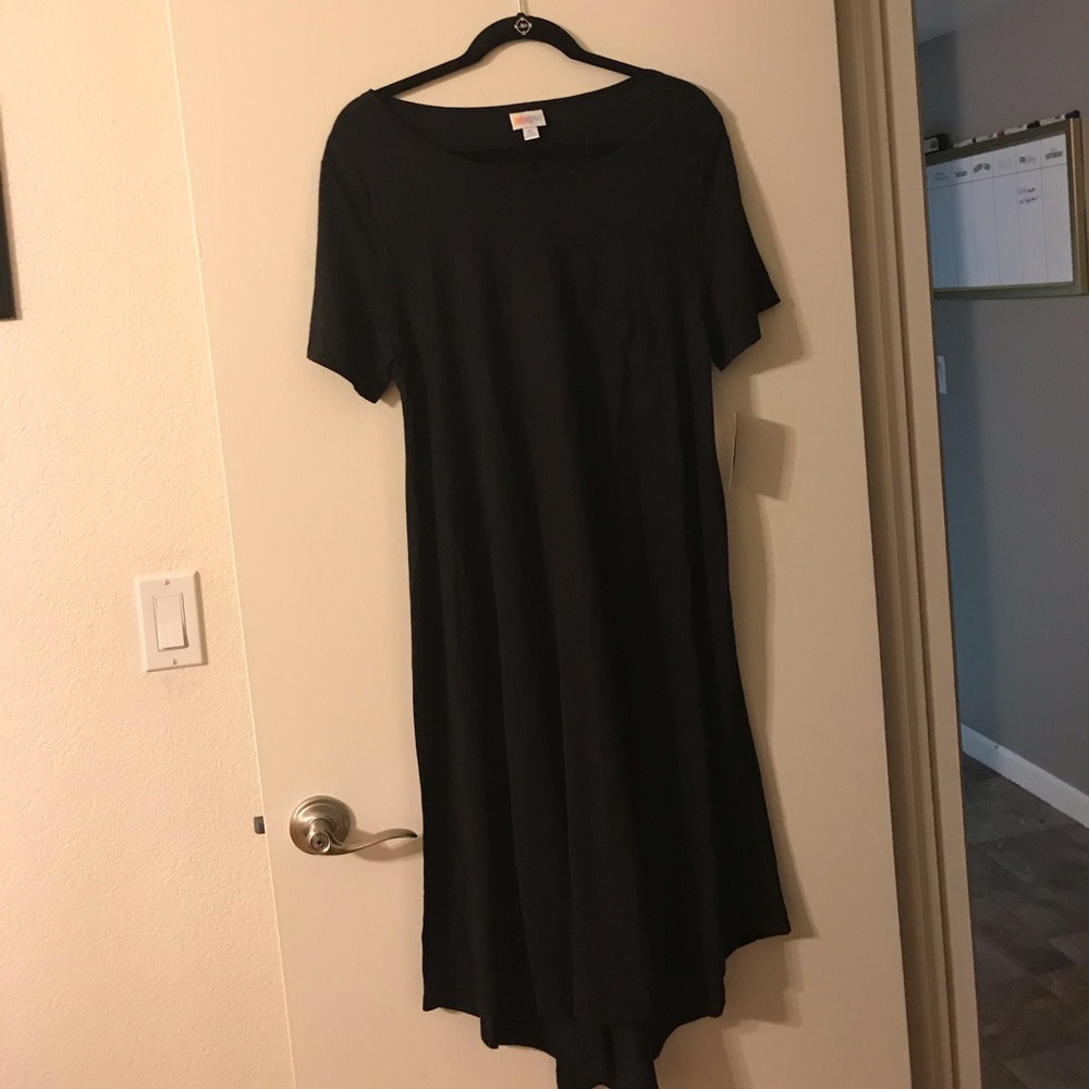 XL Lularoe Black Carly Dress NWT